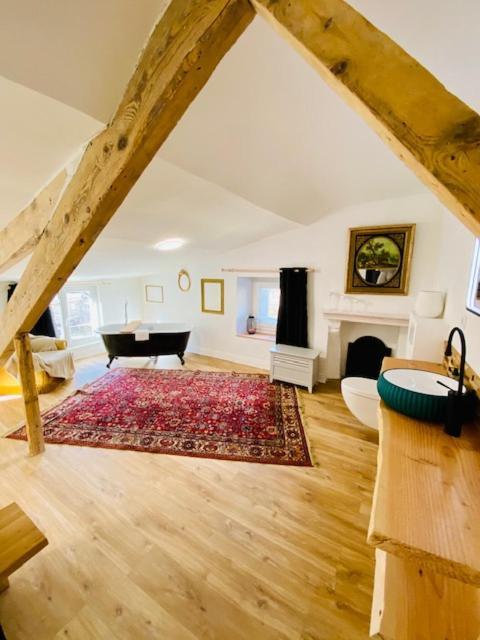 L'Olympique, Appartement 8 Voyageurs Avec Parking 萨维尼亚克莱奥尔莫 外观 照片